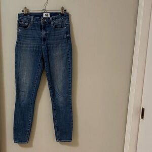 PAIGE Dark Blue Skinny Jeans